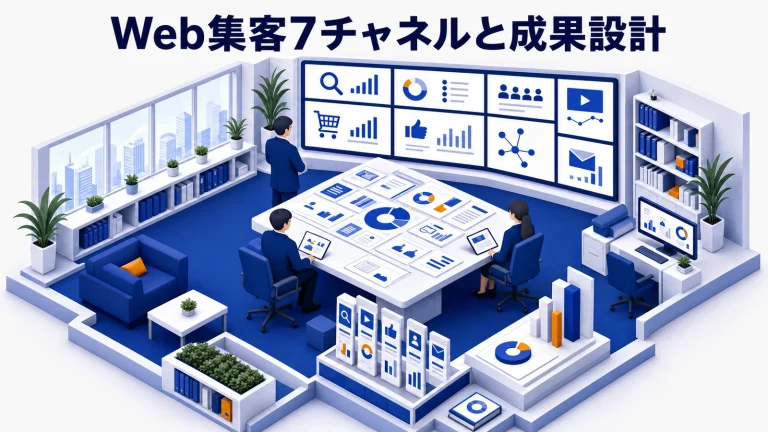 Web集客とは?7チャネルの使い分けと成果につなげる設計手順【2026年最新】 Image 2.0 図解