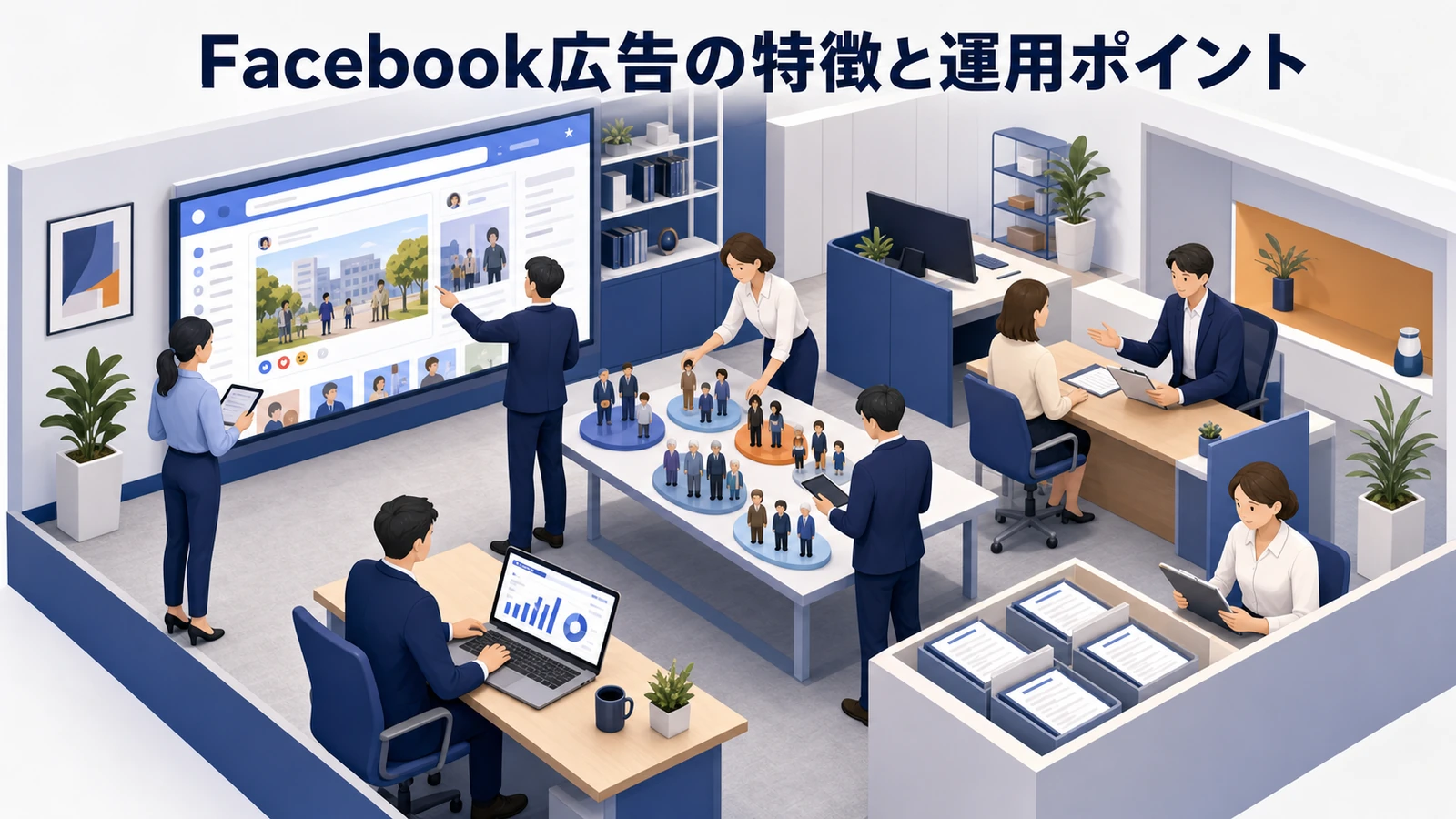 Facebook広告の特徴と運用ポイント Image 2.0図解