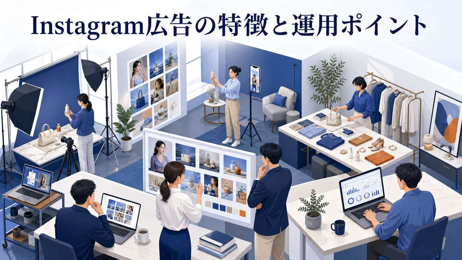 Instagram広告の特徴と運用ポイント Image 2.0図解