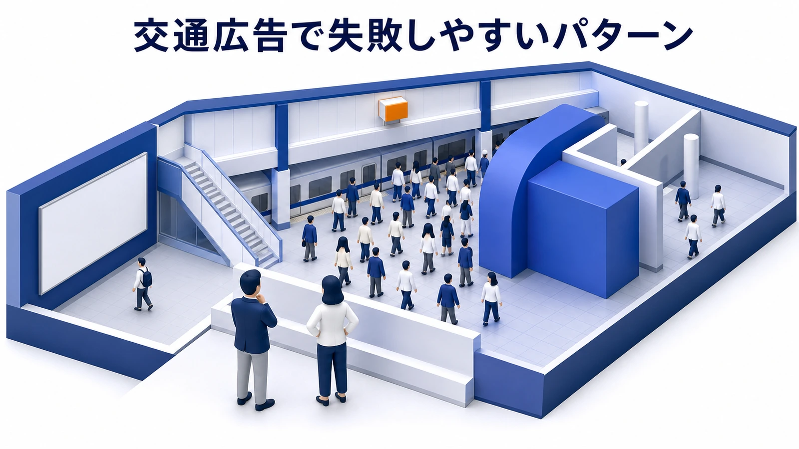 交通広告 失敗パターン 基礎 実務 判断 image2.0図解
