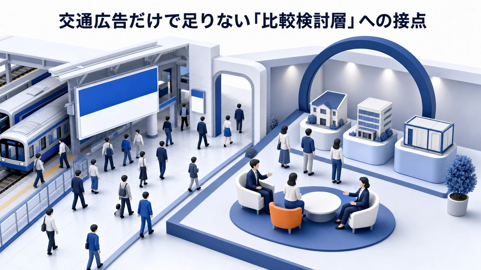 交通広告 比較検討層 基礎 実務 判断 image2.0図解