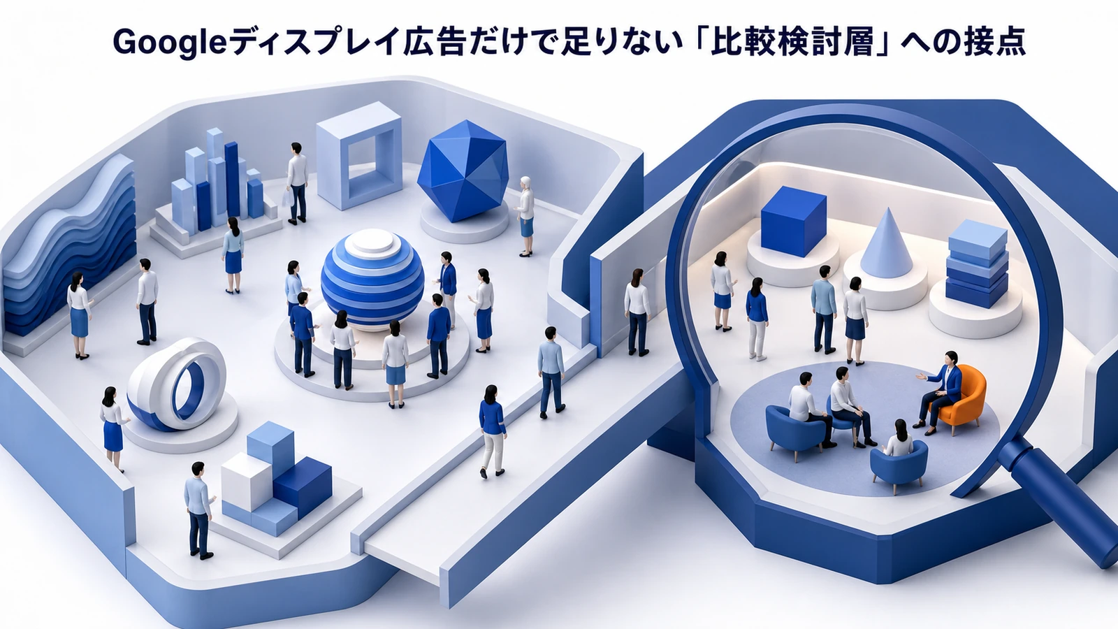 Googleディスプレイ広告 比較検討層 基礎 実務 判断 image2.0図解