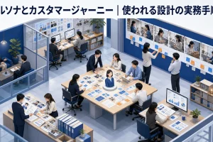ペルソナとカスタマージャーニー｜使われる設計の実務手順【2026年最新】 Image 2.0 図解