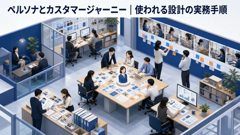 ペルソナとカスタマージャーニー|使われる設計の実務手順【2026年最新】 Image 2.0 図解