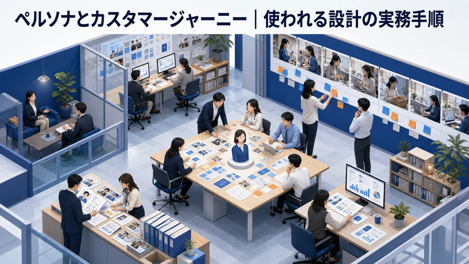 ペルソナとカスタマージャーニー｜使われる設計の実務手順【2026年最新】 Image 2.0 図解