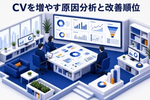 CV(コンバージョン)を増やす方法|伸び悩む3つの原因と改善の優先順位【2026年最新】 Image 2.0 図解
