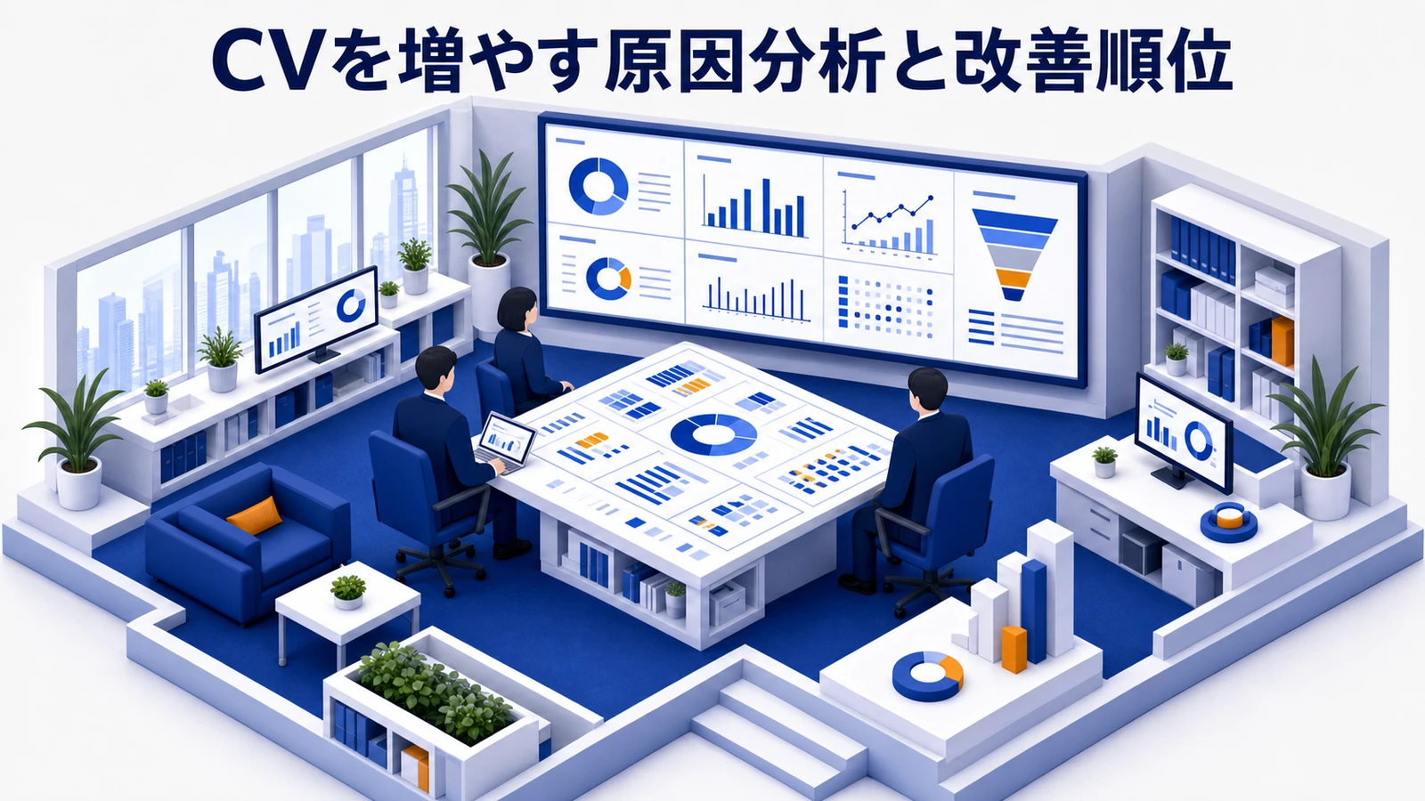 CV（コンバージョン）を増やす方法｜伸び悩む3つの原因と改善の優先順位【2026年最新】 Image 2.0 図解