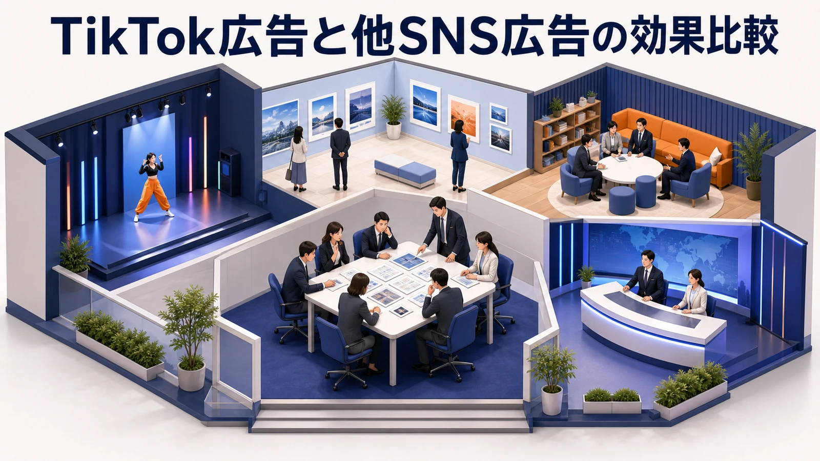TikTok広告と他SNS広告の効果比較 Image 2.0図解
