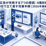 Web広告が失敗する7つの原因|4層診断と90日で立て直す改善手順【2026年最新】 Image 2.0 図解