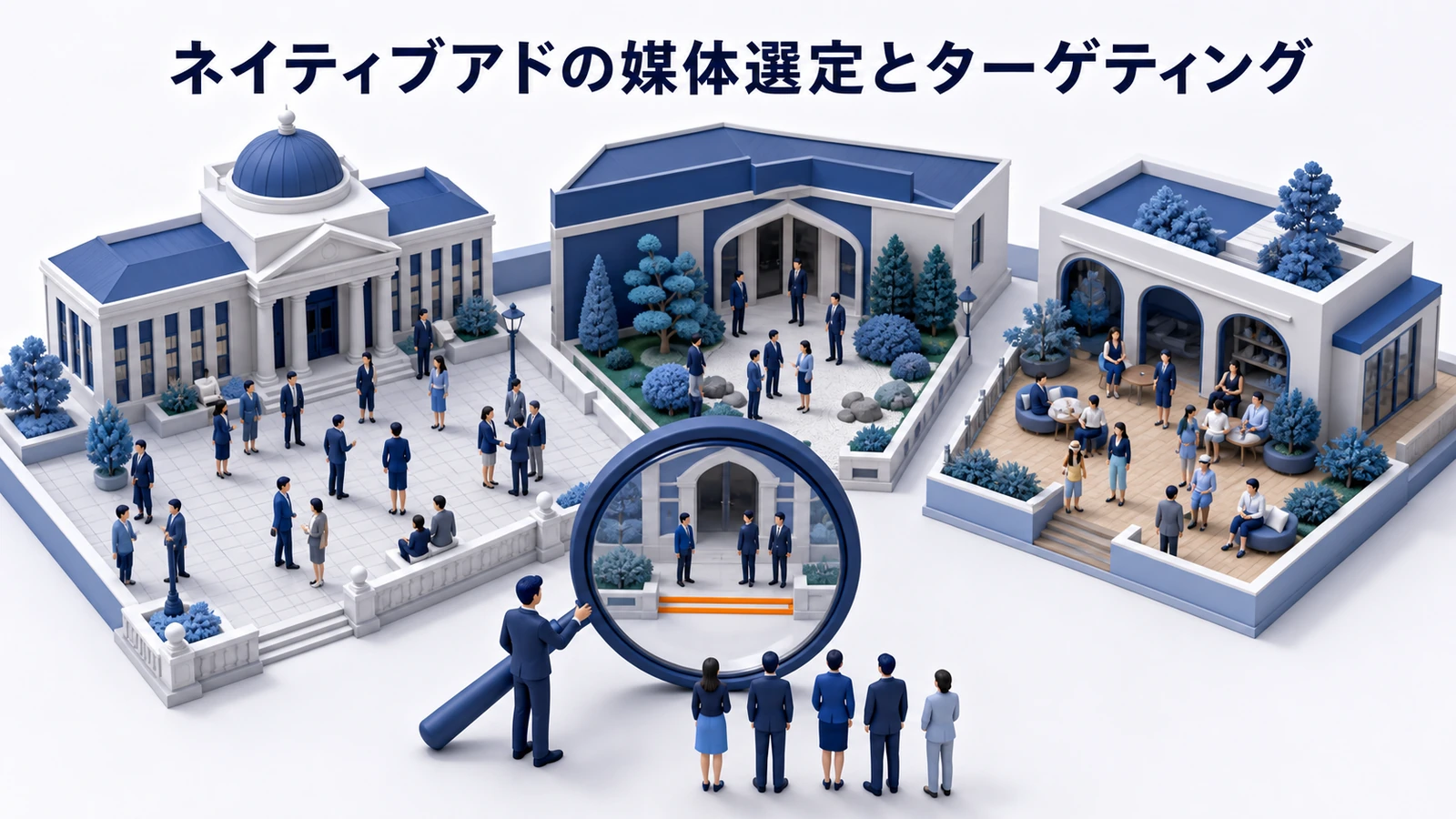 ネイティブアドの媒体選定とターゲティングのimage2.0図解