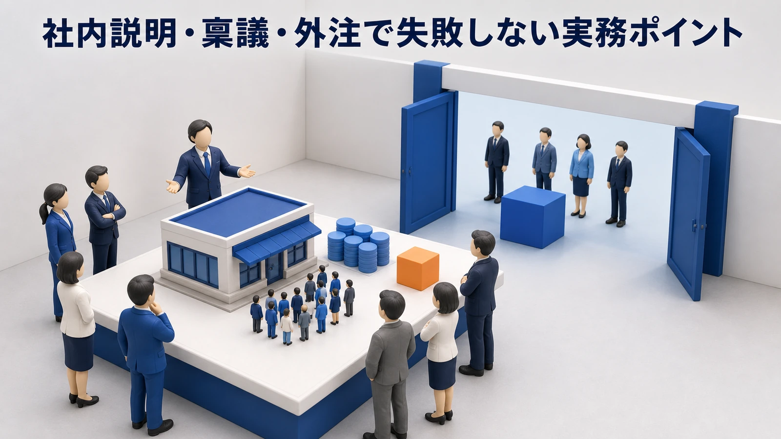 ネイティブアドの社内説明稟議外注実務ポイントを解説するimage2.0図解
