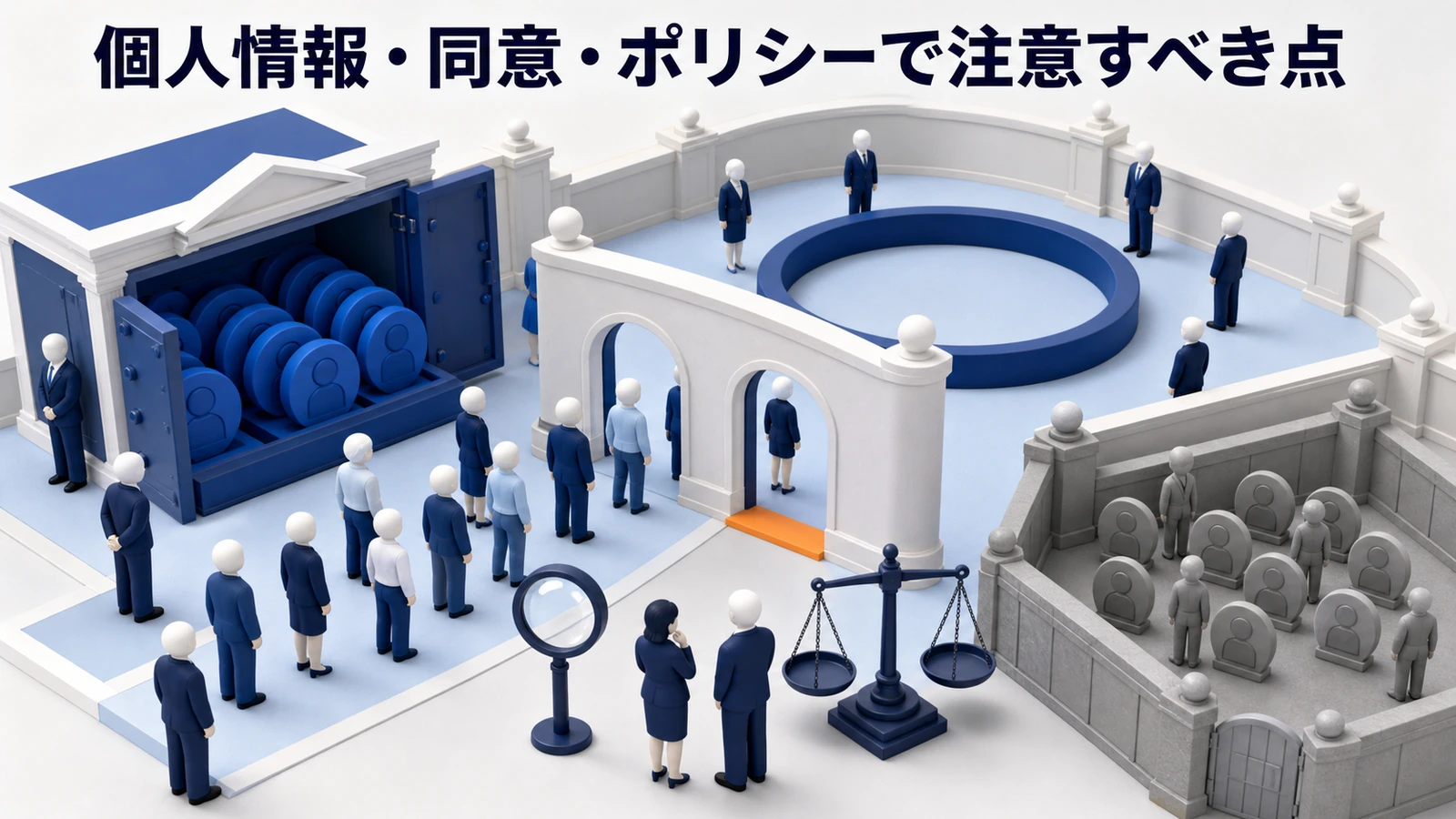 カスタマーマッチの個人情報同意ポリシーを解説するimage2.0図解