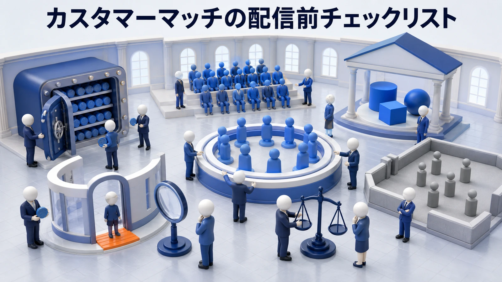 カスタマーマッチの配信前チェックリストを解説するimage2.0図解