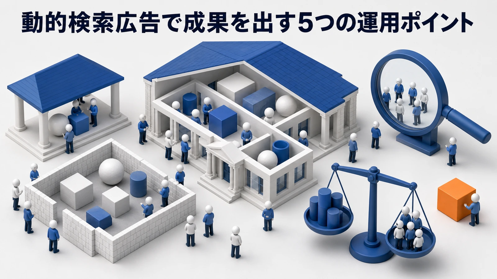 動的検索広告で成果を出す運用ポイントのimage2.0図解