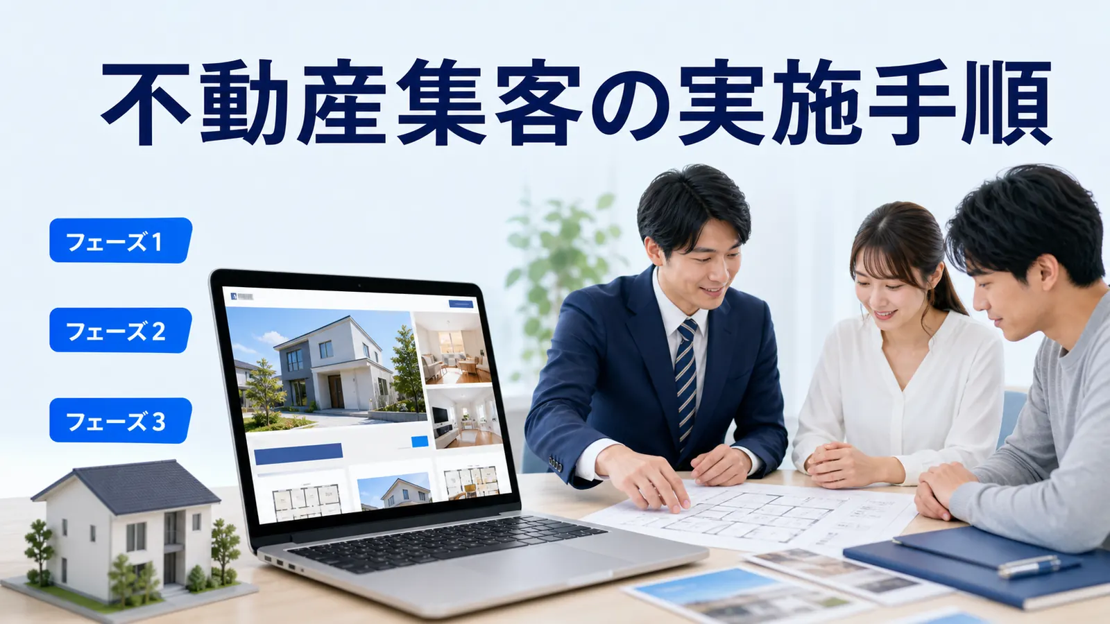 不動産集客の実施手順