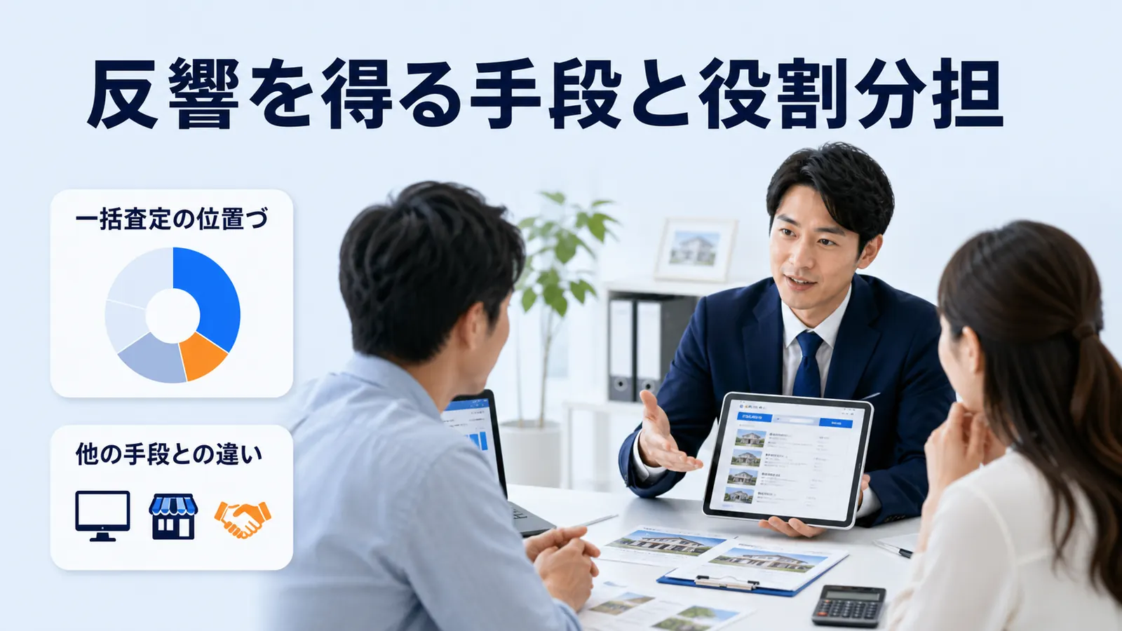 反響を得る手段と役割分担
