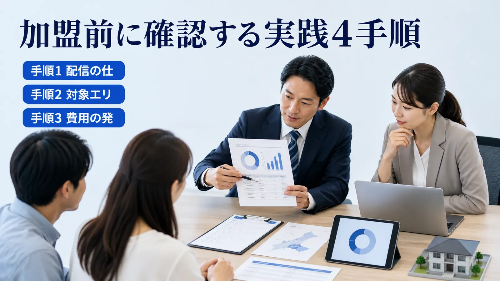 加盟前に確認する実践4手順