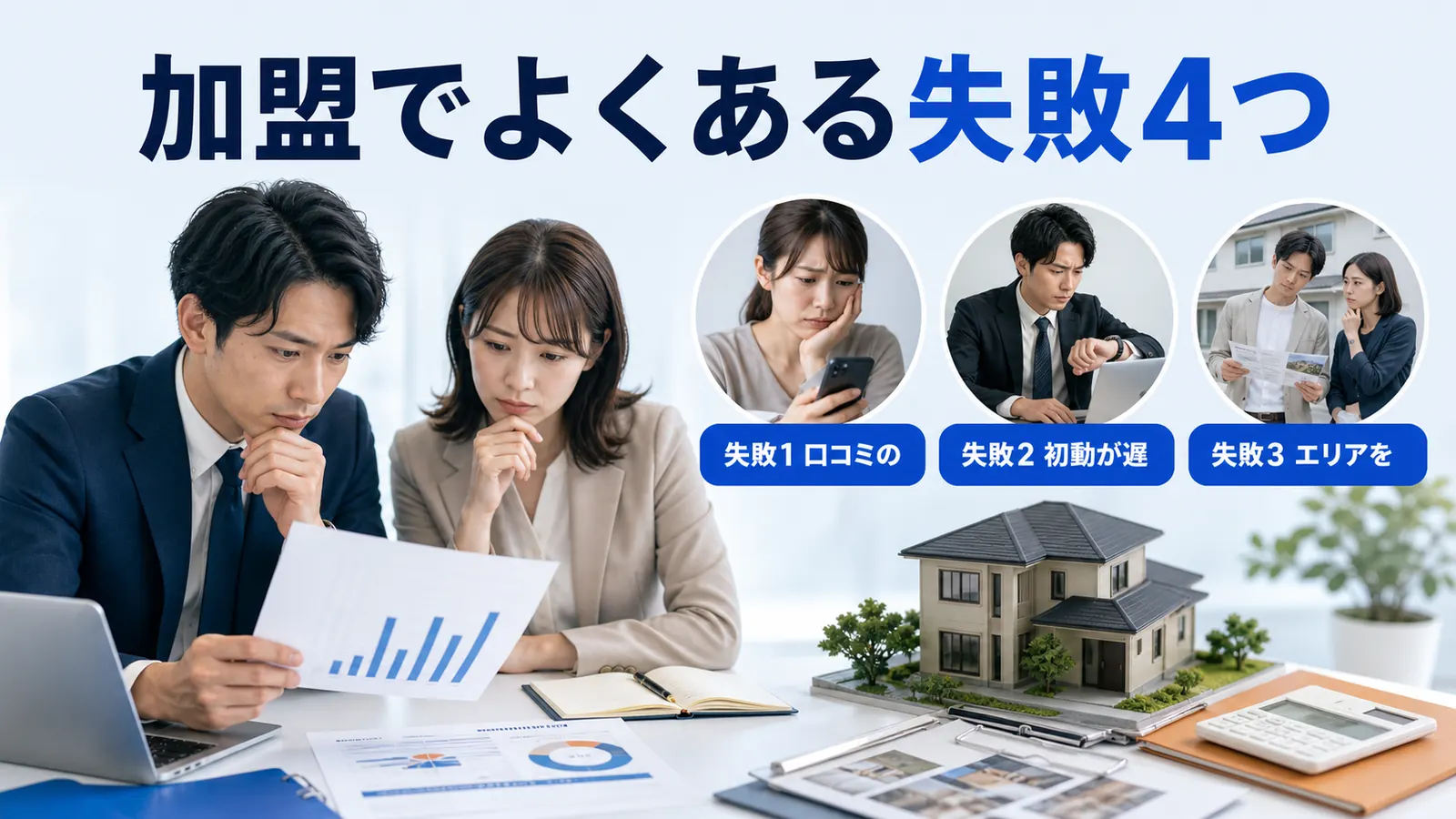 加盟でよくある失敗4つ