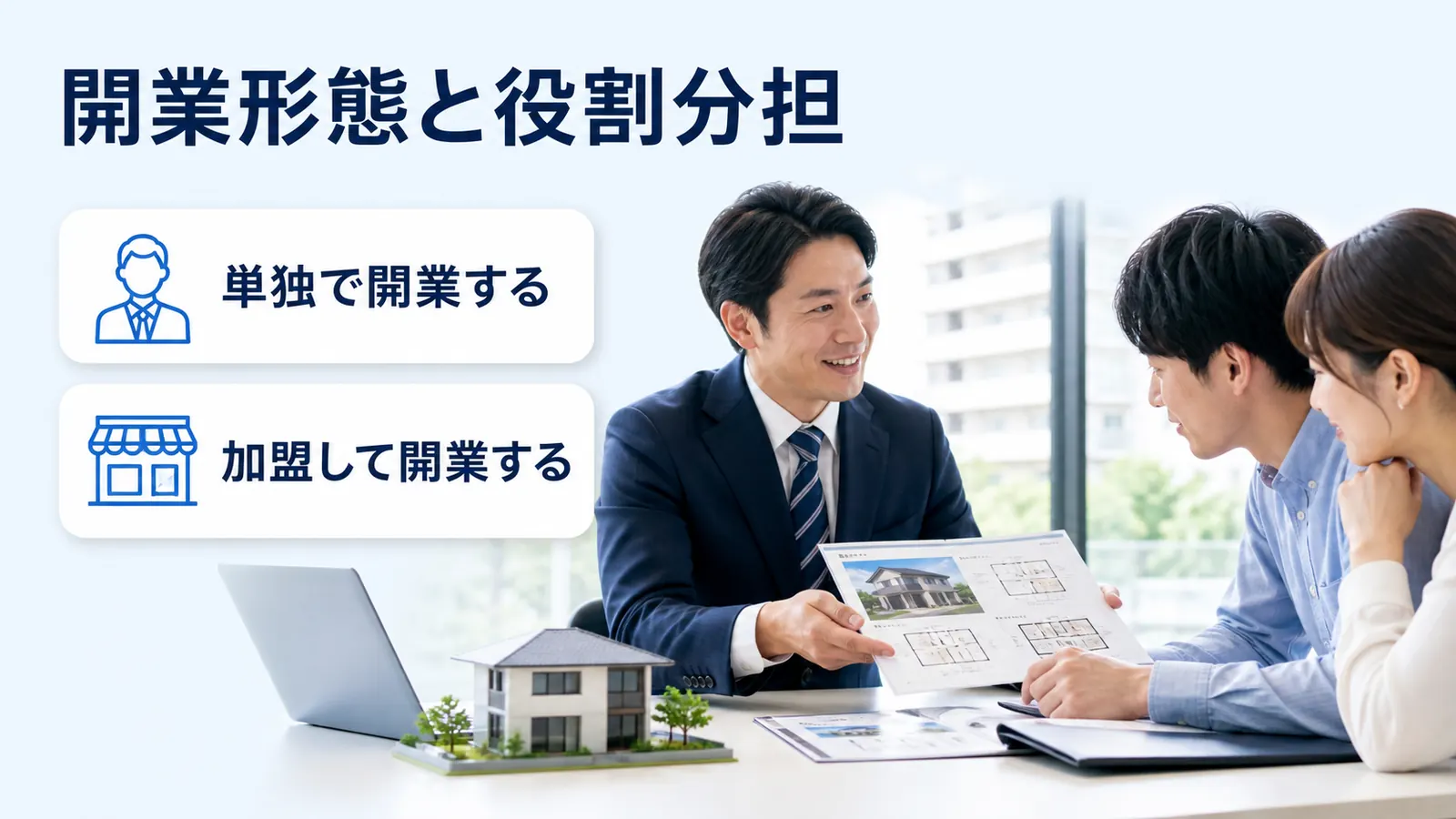 開業形態と役割分担