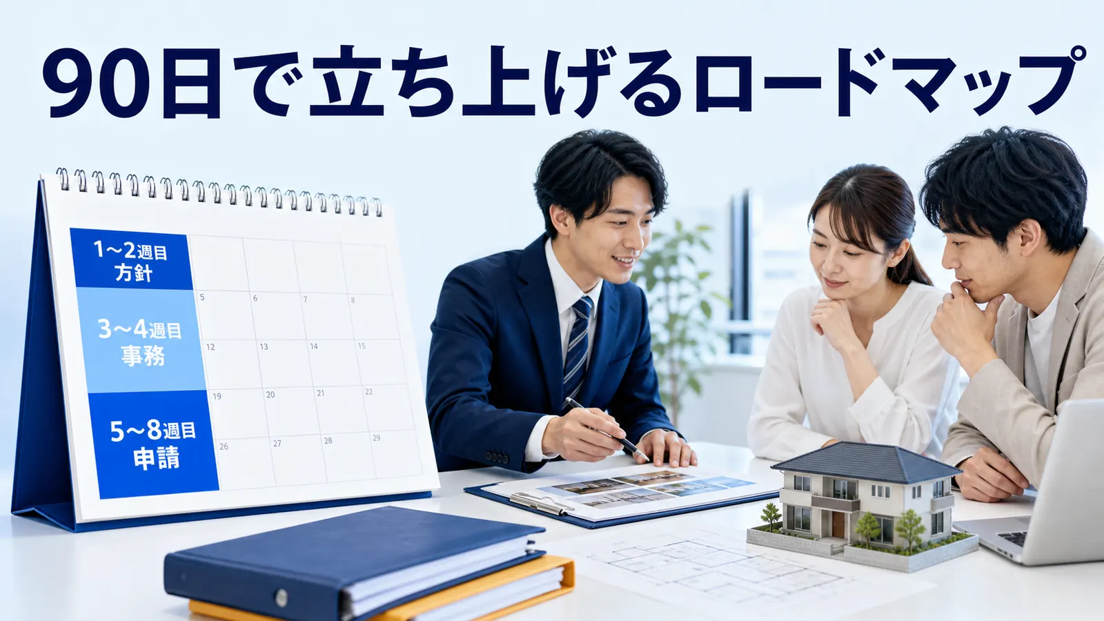90日で立ち上げるロードマップ
