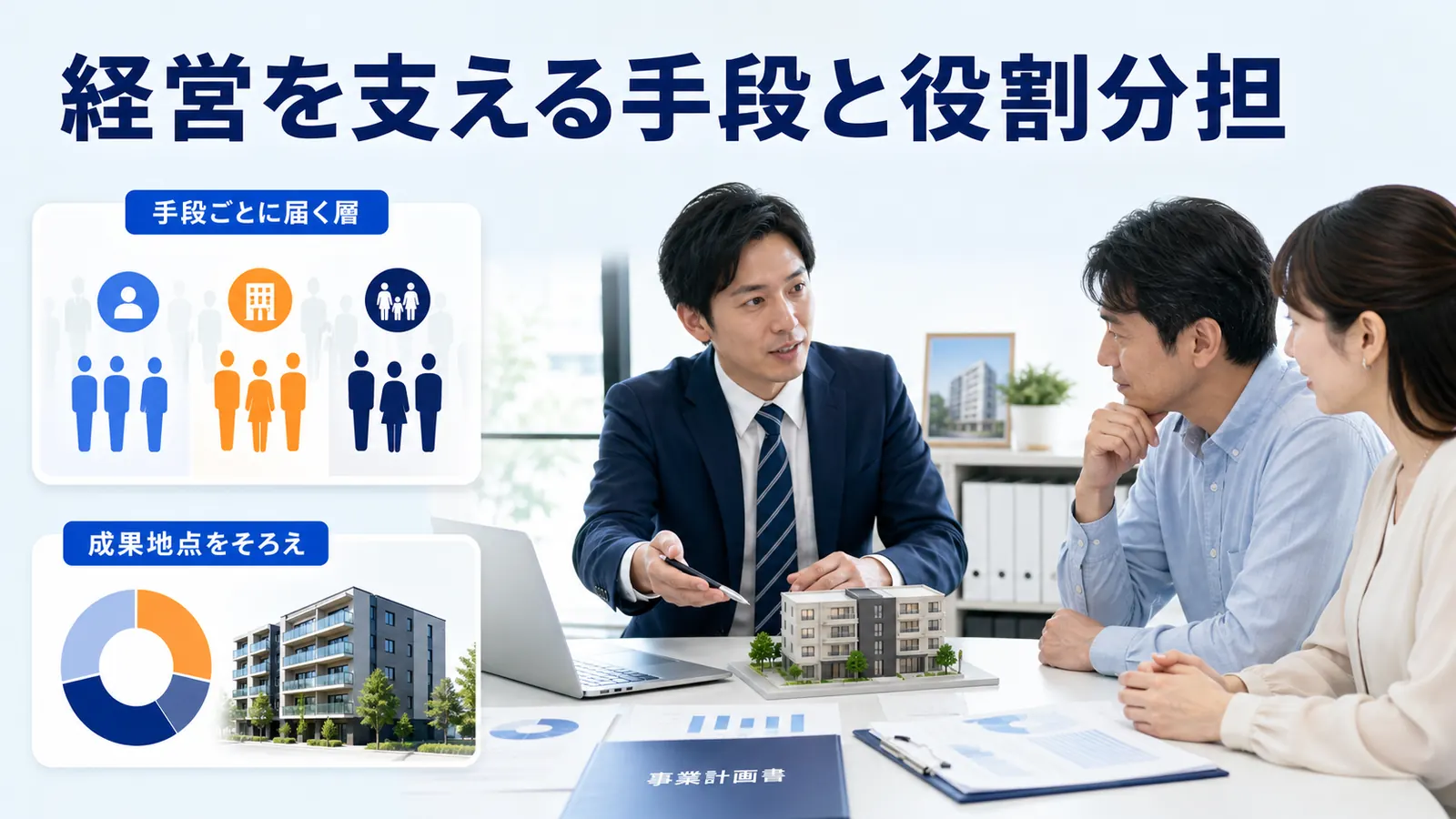 経営を支える手段と役割分担