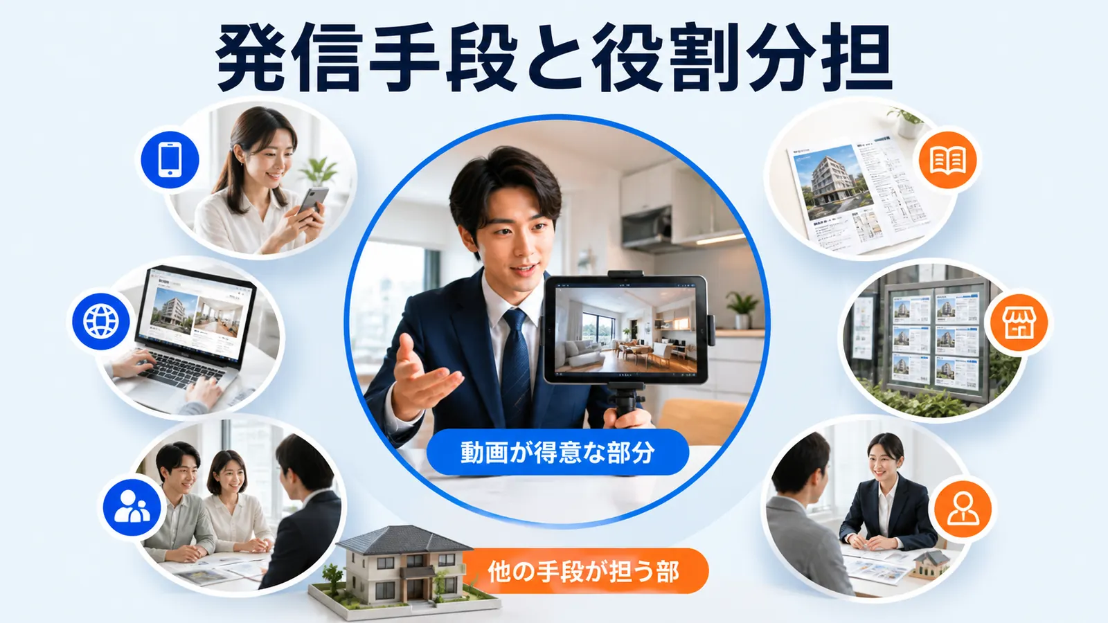 発信手段と役割分担