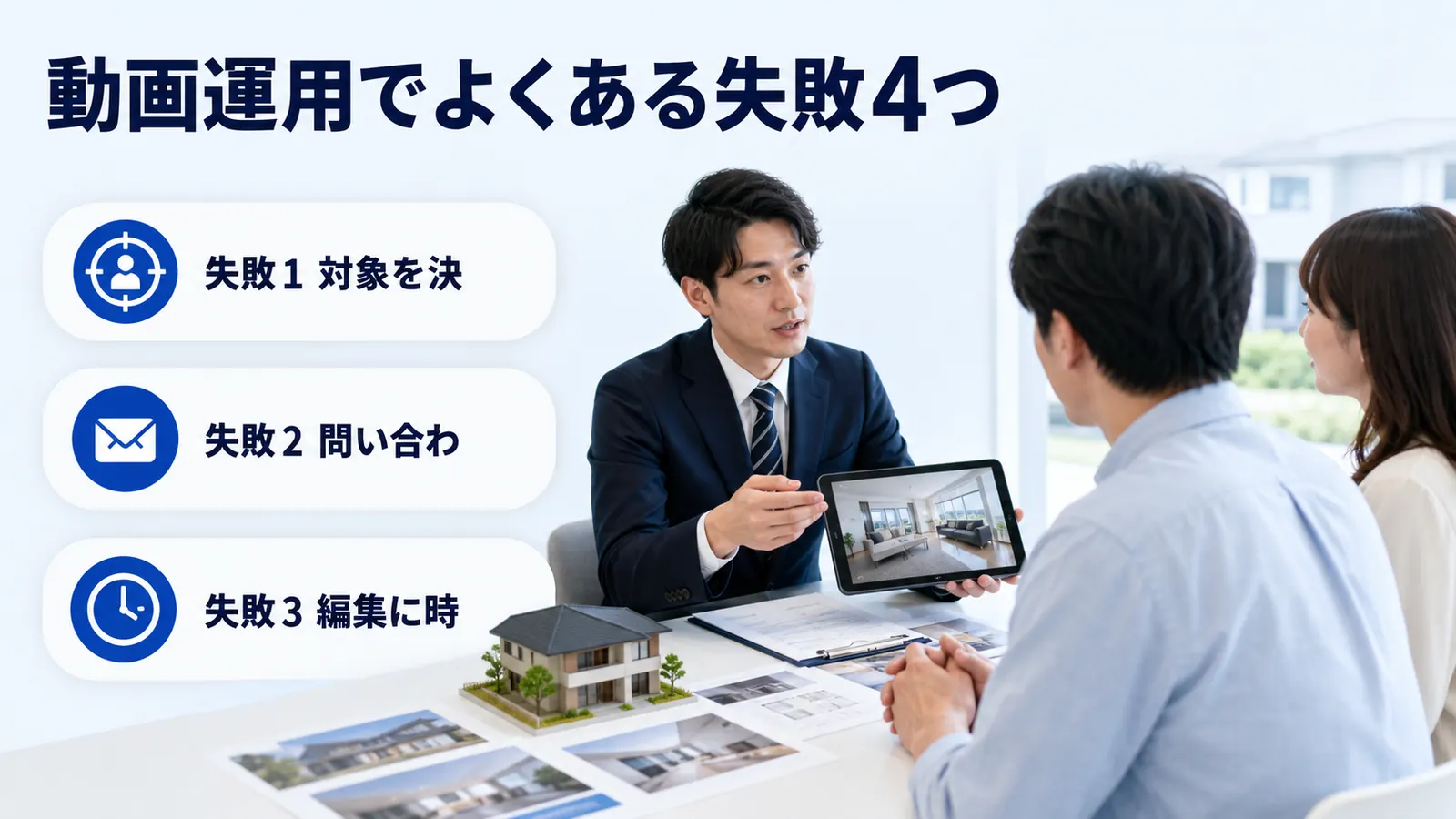 動画運用でよくある失敗4つ