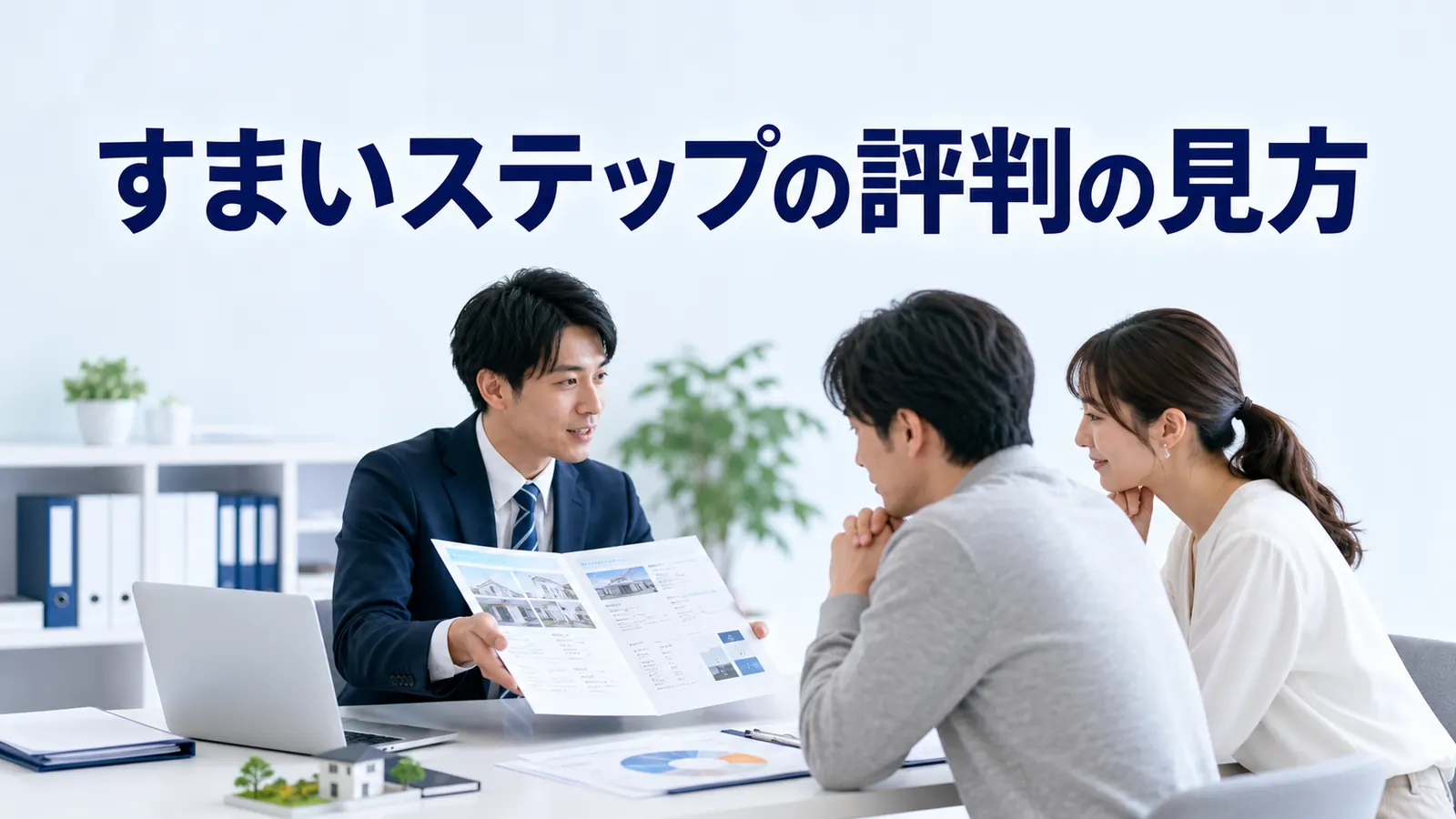 すまいステップの評判の見方を内容別のオリジナル構図で整理した解説画像