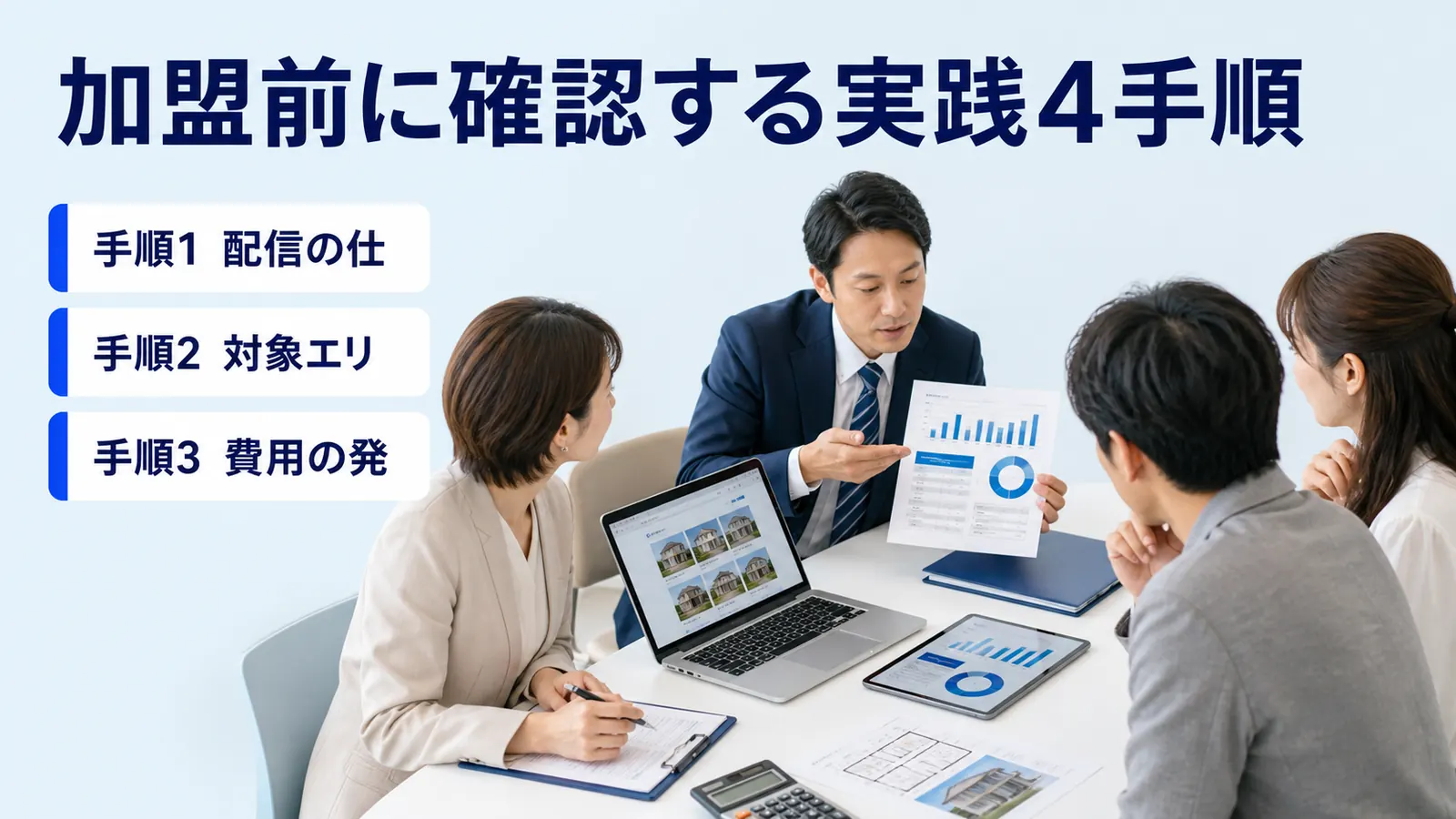 加盟前に確認する実践4手順