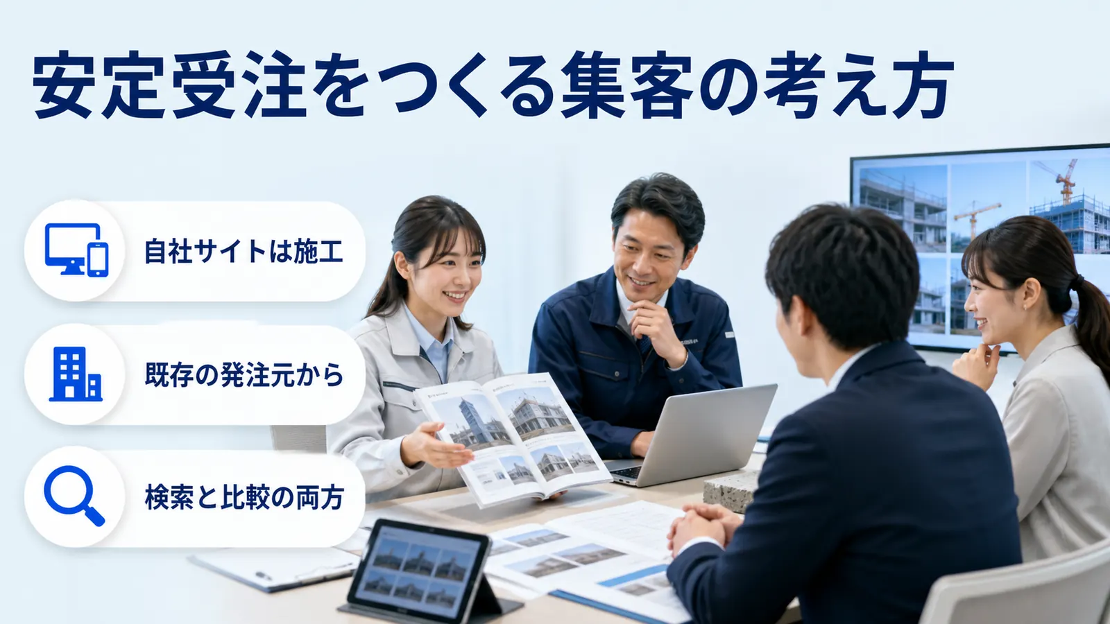 安定受注をつくる集客の考え方