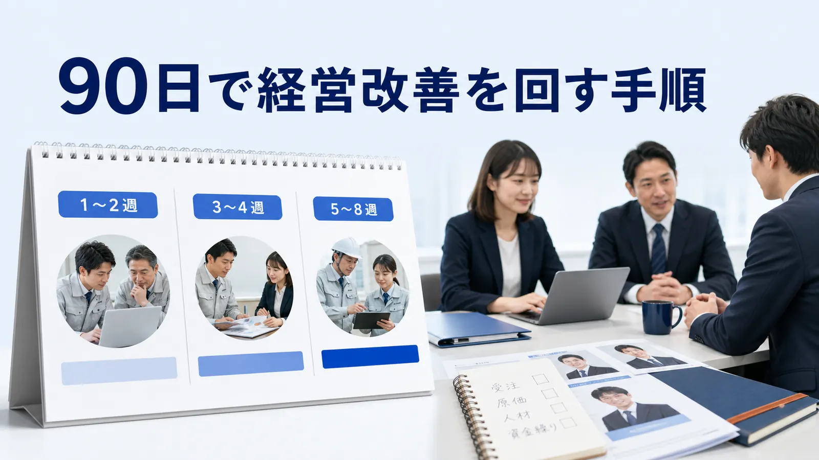 90日で経営改善を回す手順
