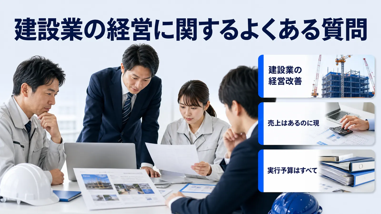 建設業の経営に関するよくある質問