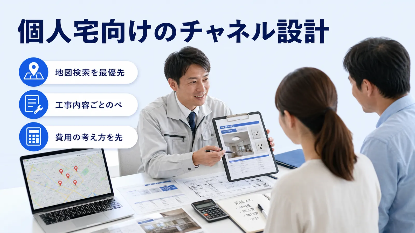個人宅向けのチャネル設計