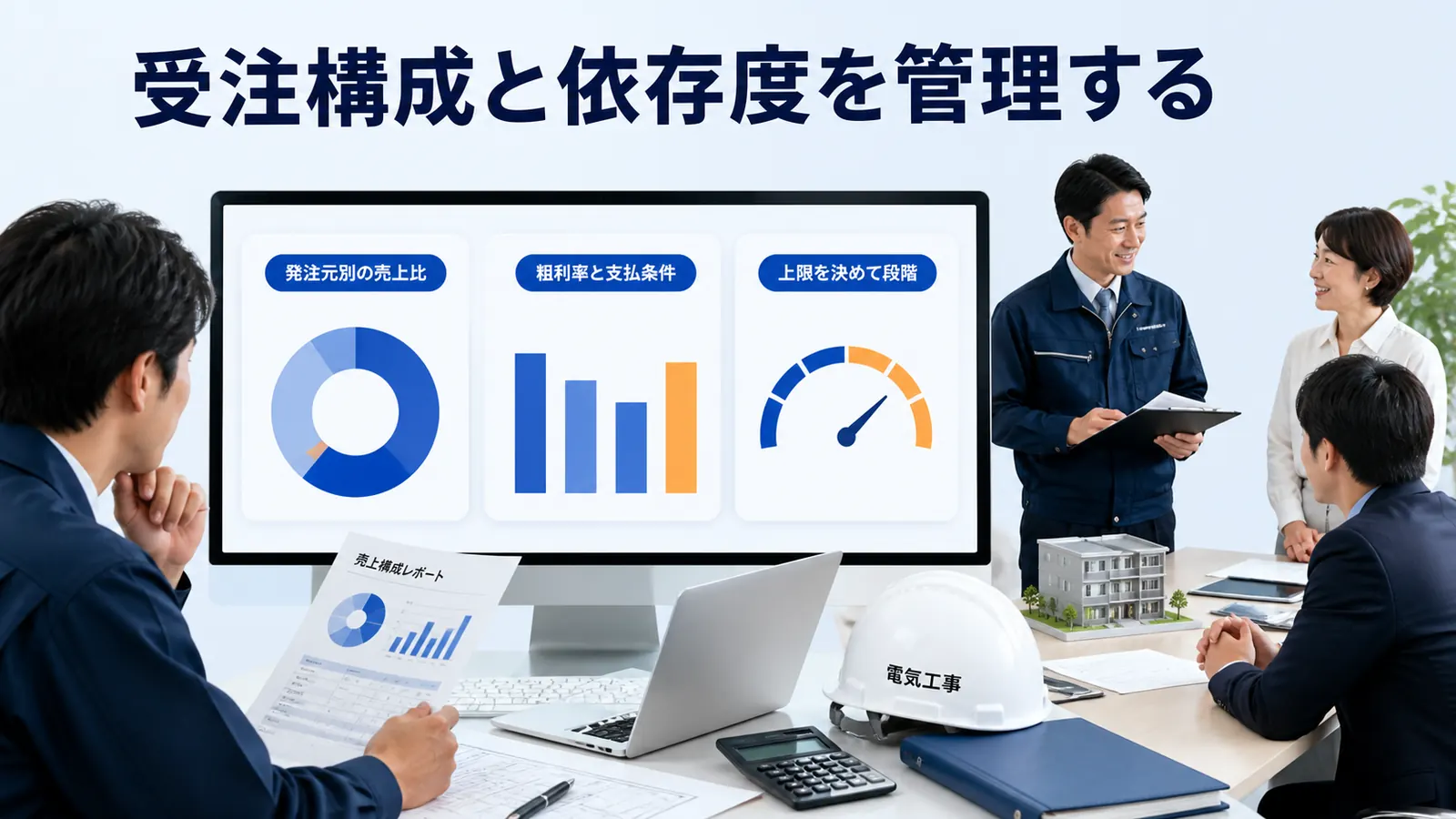 受注構成と依存度を管理する