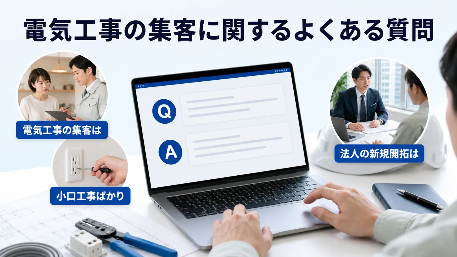電気工事の集客に関するよくある質問