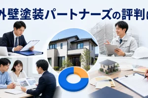 外壁塗装パートナーズの評判はを内容別のオリジナル構図で整理した解説画像