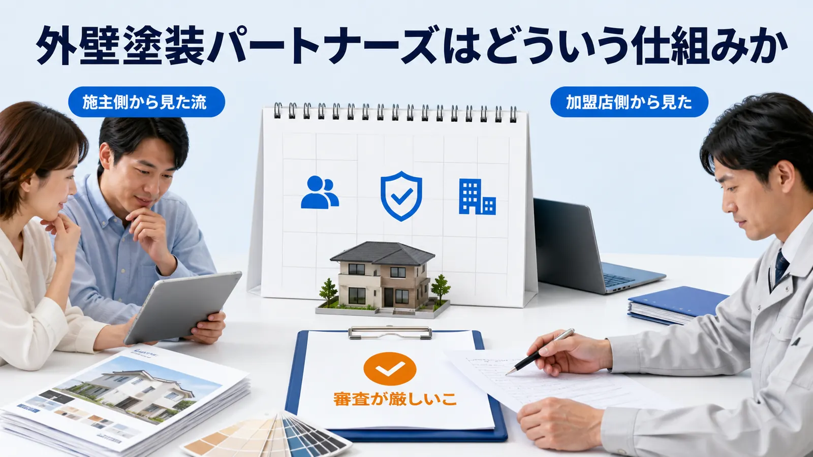 外壁塗装パートナーズはどういう仕組みか