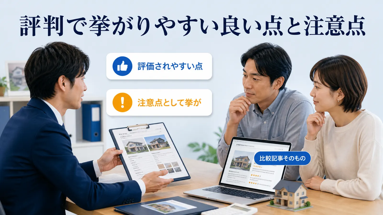 評判で挙がりやすい良い点と注意点