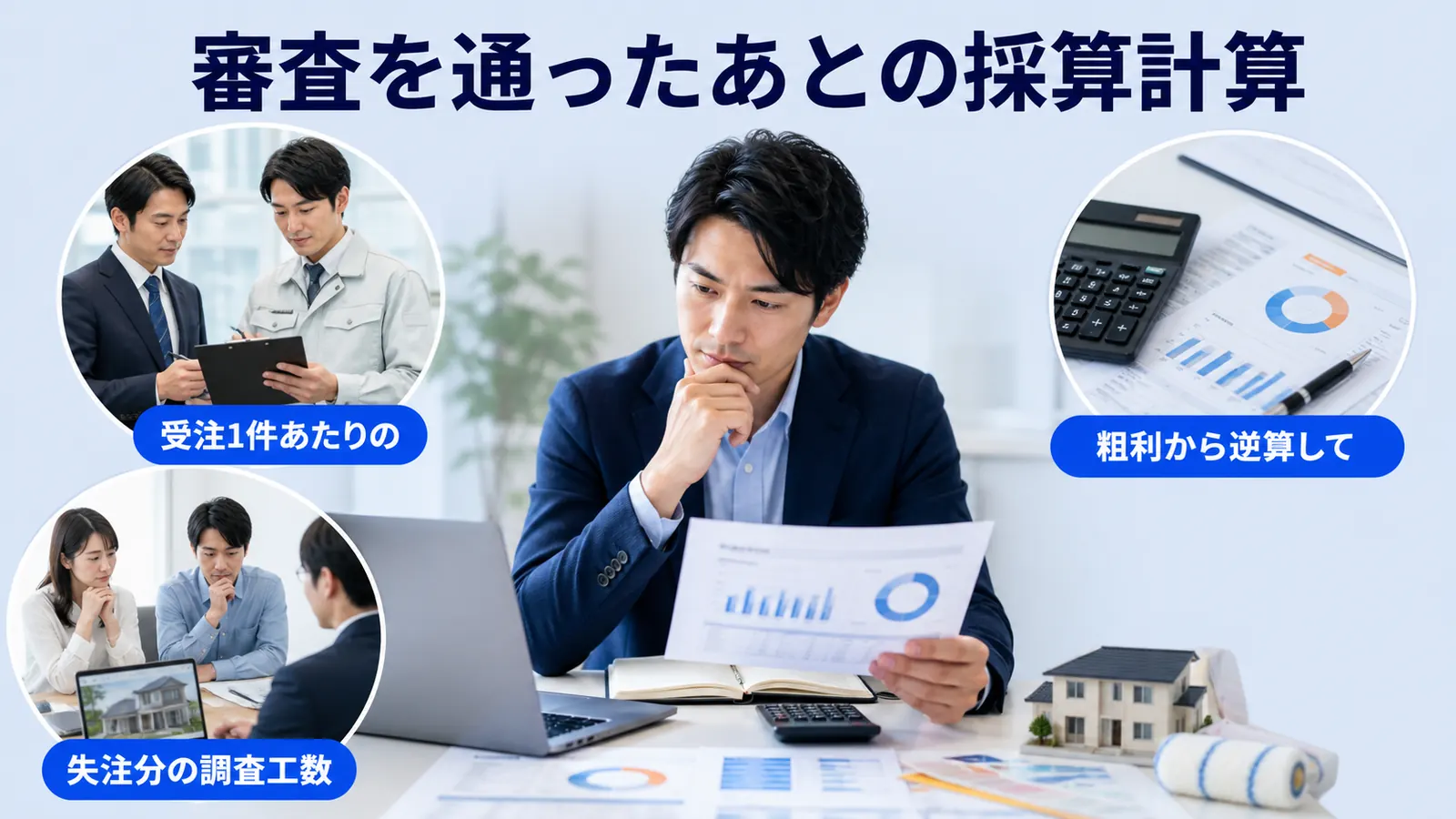 審査を通ったあとの採算計算