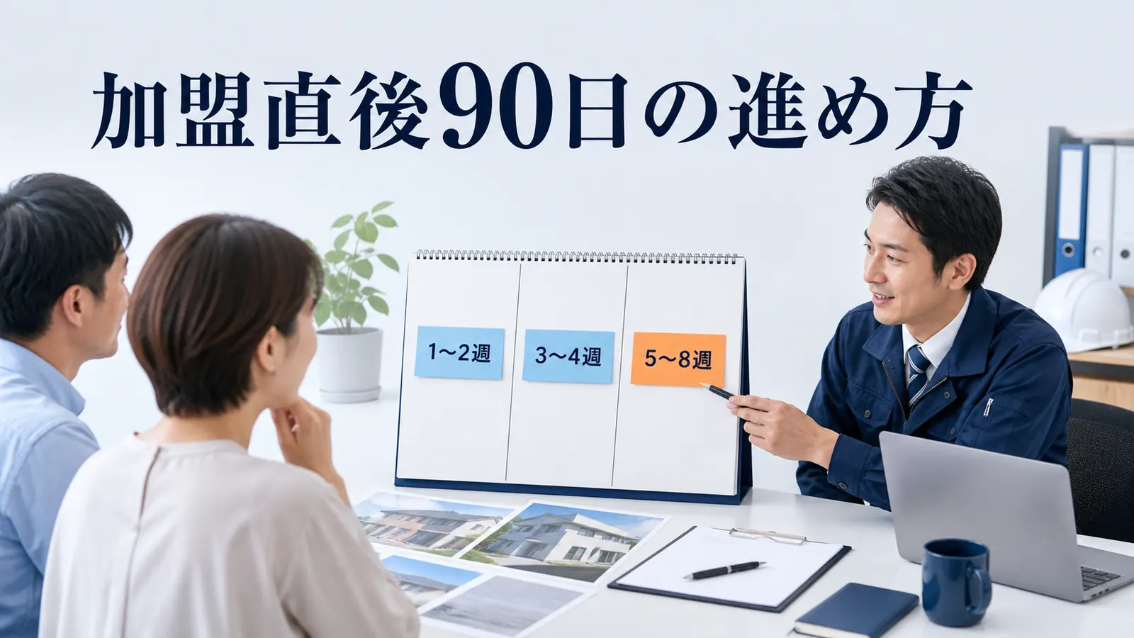 加盟直後90日の進め方