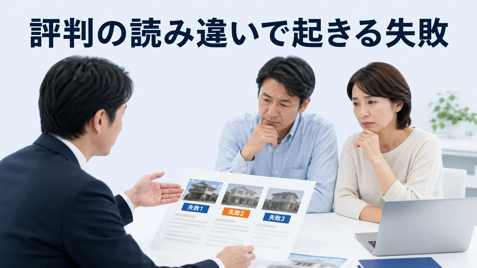 評判の読み違いで起きる失敗