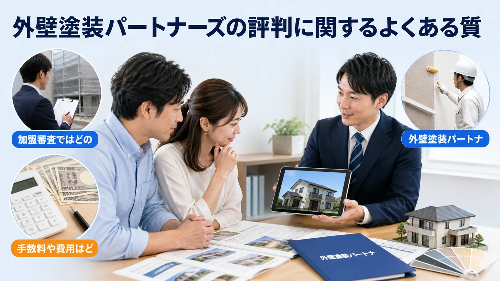 外壁塗装パートナーズの評判に関するよくある質
