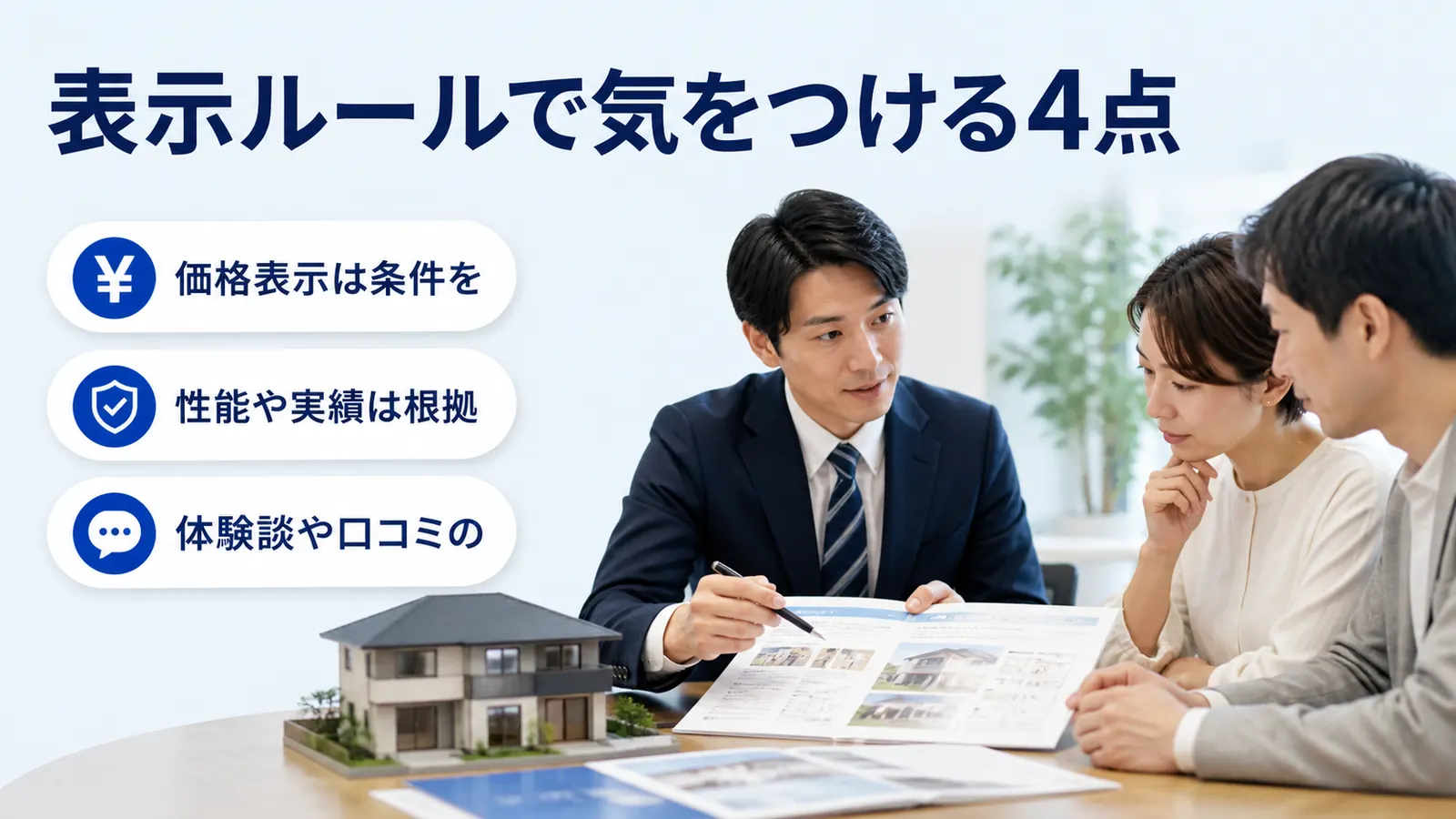 表示ルールで気をつける4点