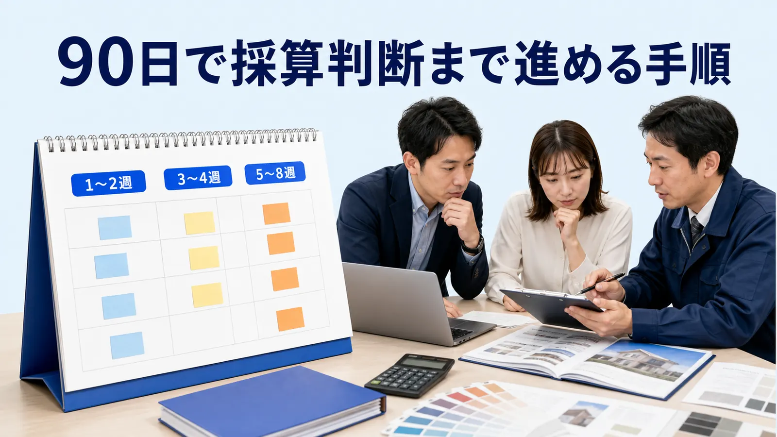 90日で採算判断まで進める手順