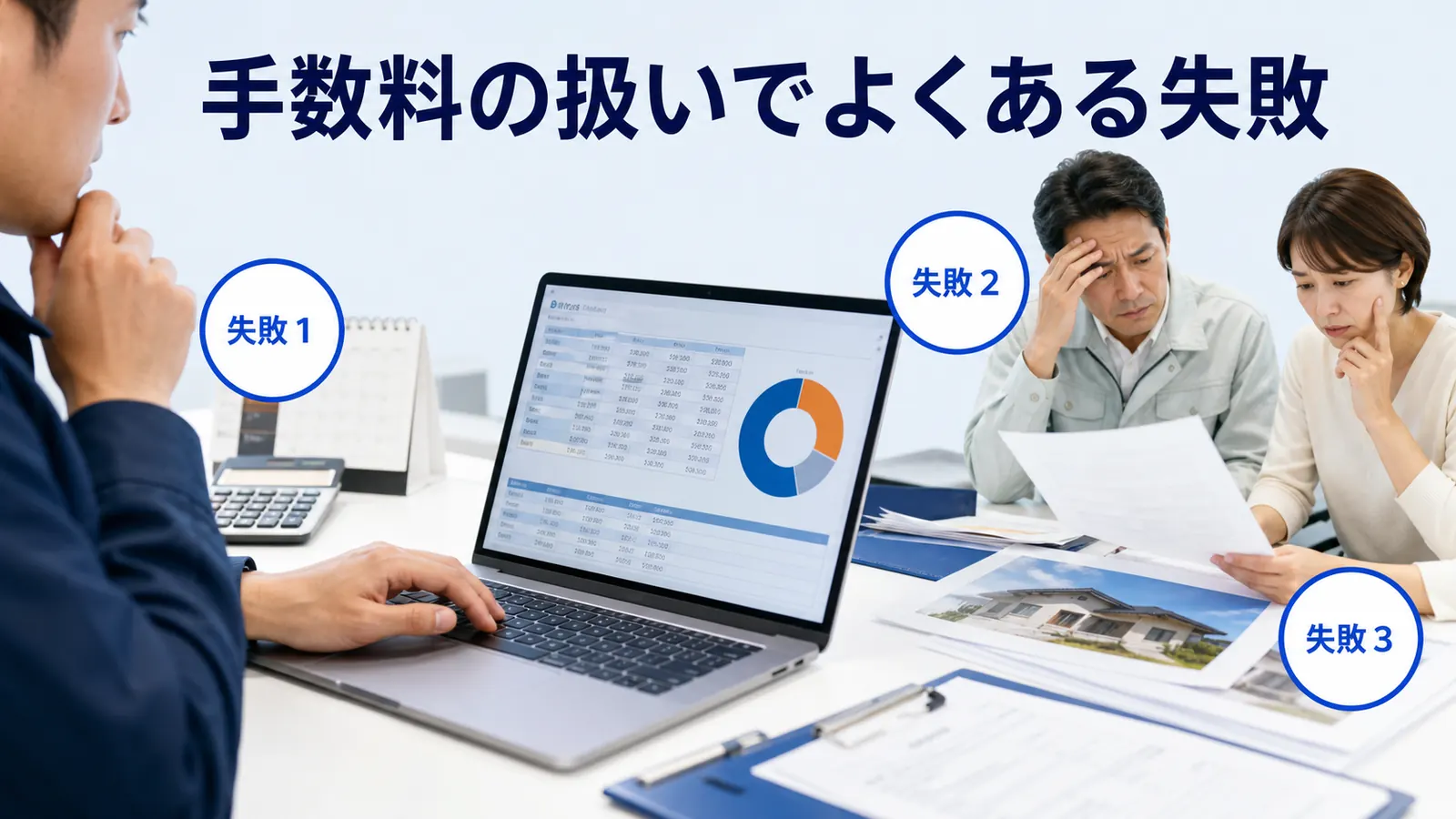 手数料の扱いでよくある失敗