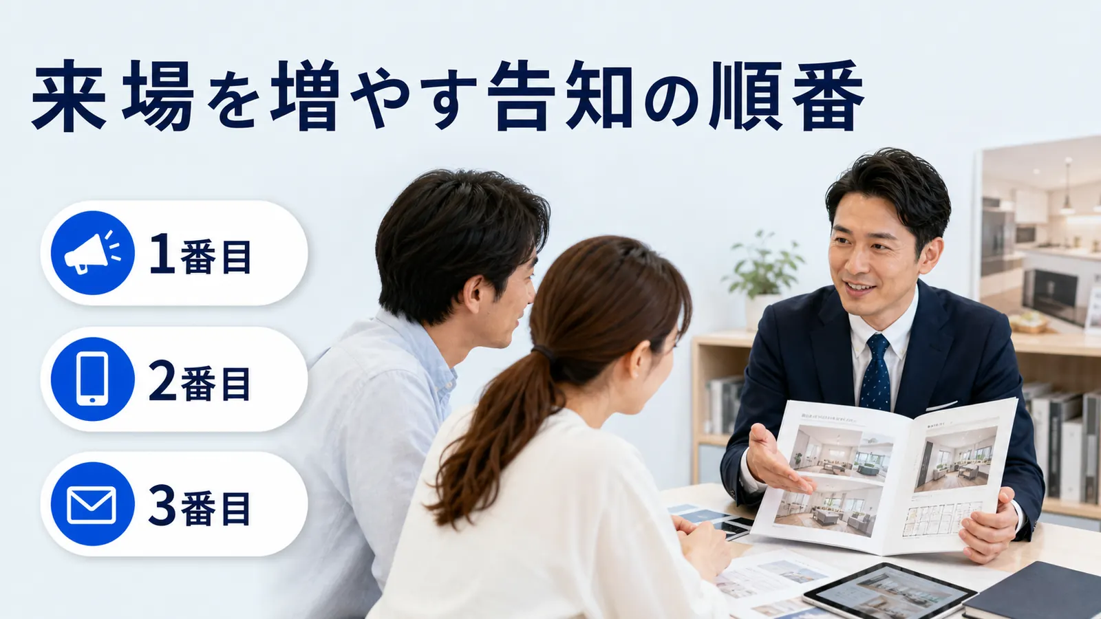 来場を増やす告知の順番