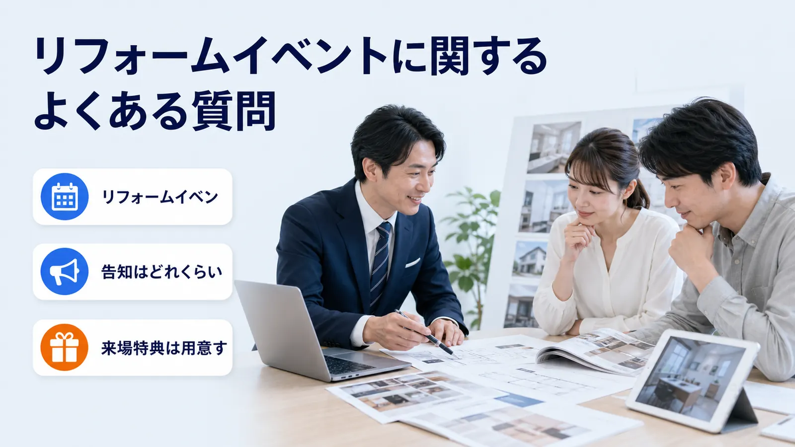 リフォームイベントに関するよくある質問