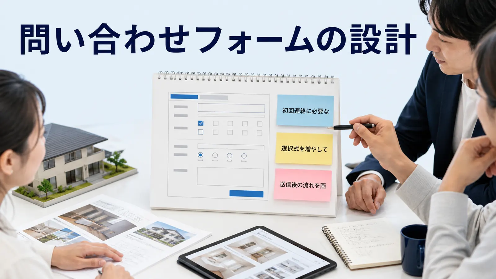 問い合わせフォームの設計