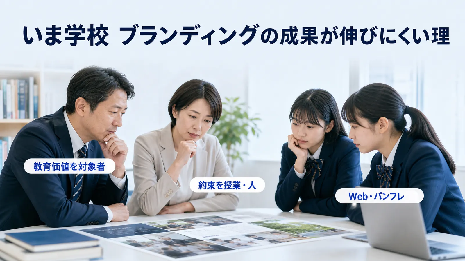 いま学校 ブランディングの成果が伸びにくい理