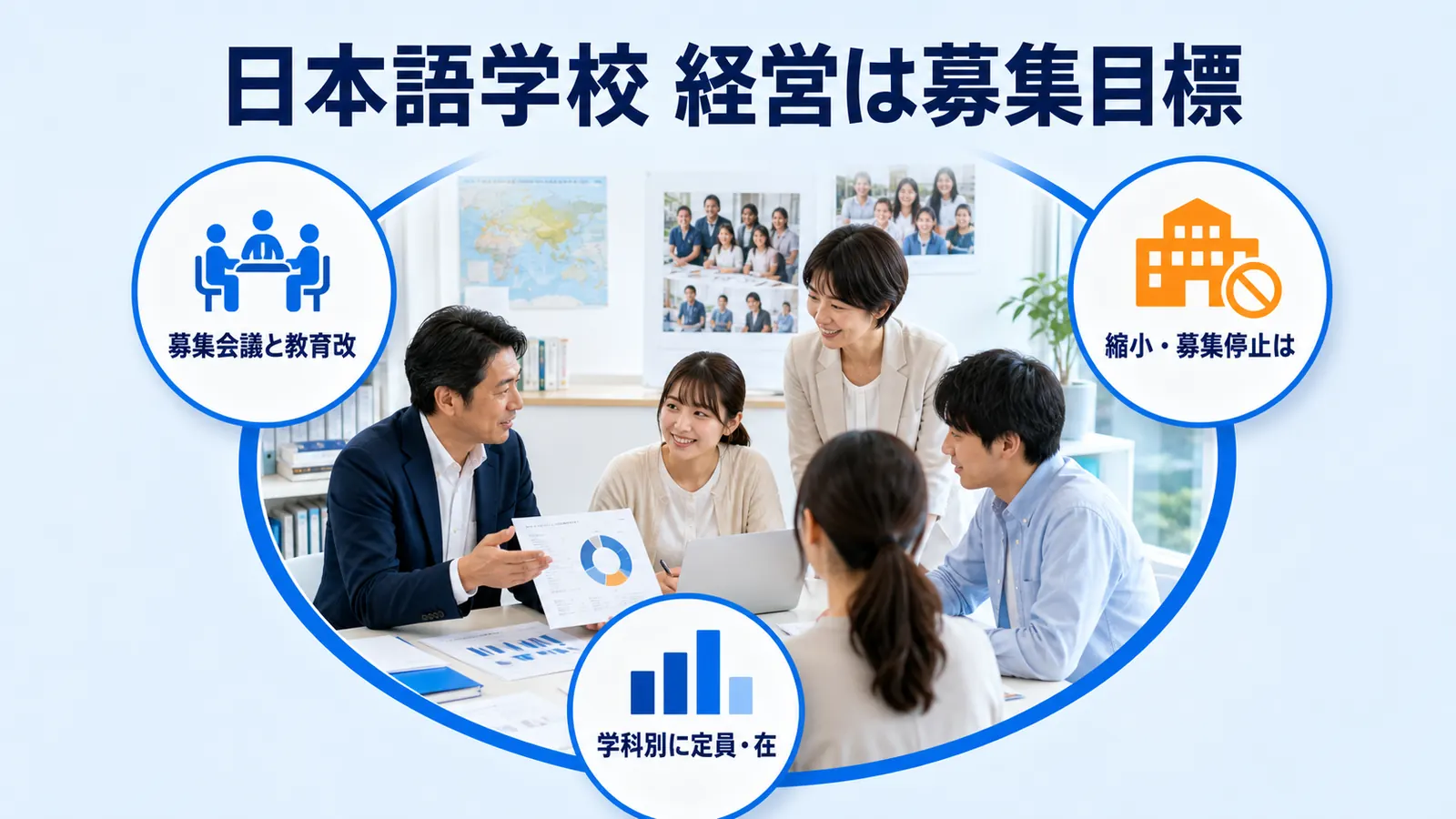 日本語学校 経営は募集目標